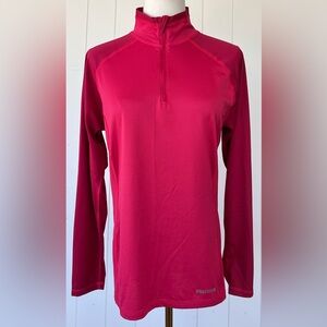 Marmot Women’s 1/4 Zip Performance Top Pullover Size Large